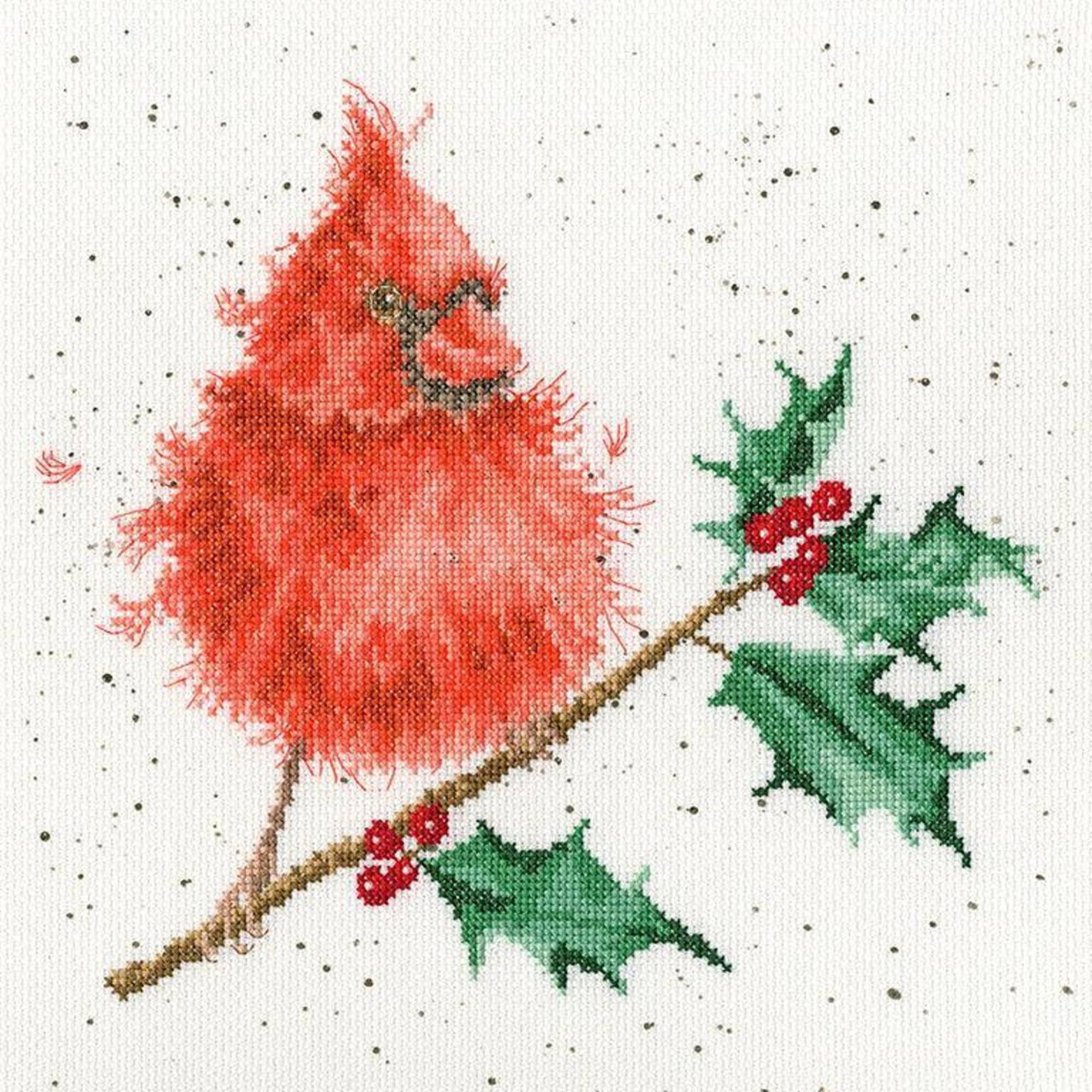 Bothy Threads Festive Feathers Counted Cross Stitch Kit